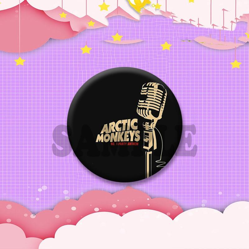 Retro Rock Band Coin Badges Music Album Punk Brooch Fan Collection Jewelry Gifts Clothing Bag Decor Accessories Lapel Pins Gifts