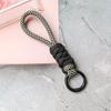 Color Combination Knot Mobile Lanyard Creative Short Braided Lanyard Mobile Phone Case Key Ring Can Be Detachable Anti-loss Rope