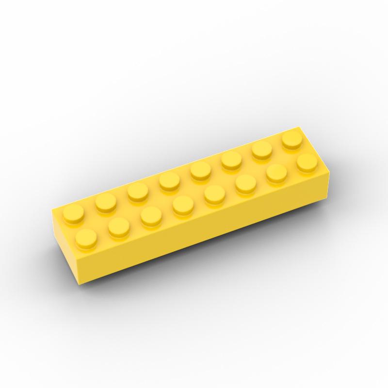 100 шт. Детали MOC 3007 93888 Кирпичик 2 x 8 Совместимые Кирпичики DIY Сборка Строительные Блоки Частицы Детская Головоломка Мозговая Игрушка Подарок