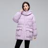 Пуховик женский высокого класса женская зимняя одежда 90 утиный пух мода с капюшоном куртка Pinghu большой размер куртка