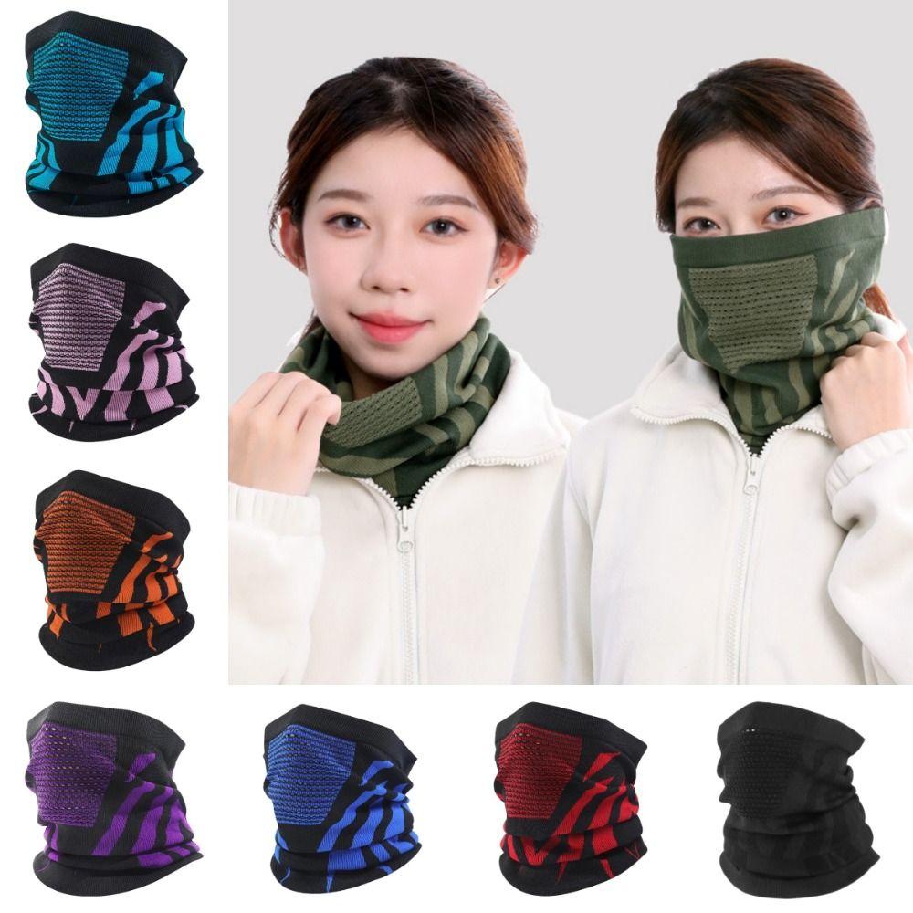 Breathable Ski Mask Winter Warm Cycling Mask New Half Face Mask Scarf Outdoor Sports