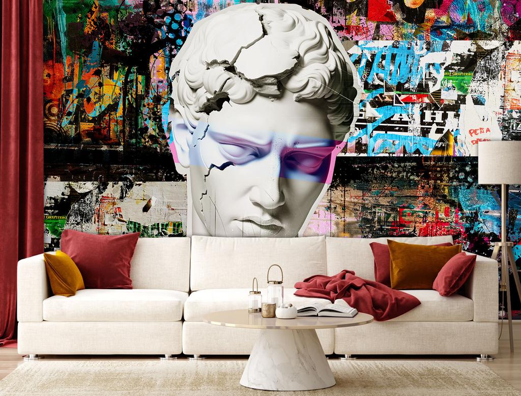 Обои Красочные Граффити Скульптура