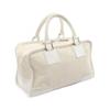 Used LOEWE Amazona 28 Punching Handbag leather White Used Women