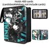 Anime Zenless Zone Zero Card Book with 4 Compartments Card Album Book Folder Anime Collections Zipper Cards Binder Holder Gift