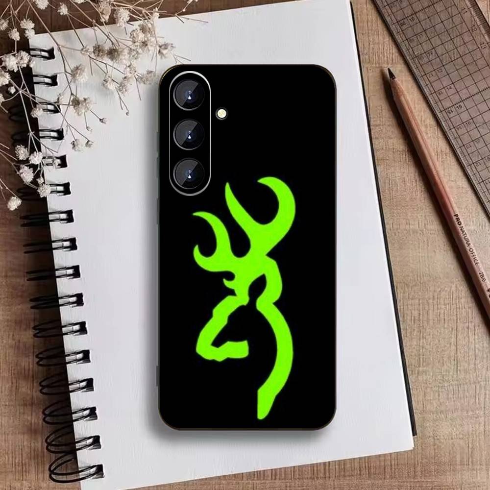 Deer Hunting Camo Phone Case For Samsung Galaxy A73,A72,A71,A70,A52,A51 Others Soft Black Cover