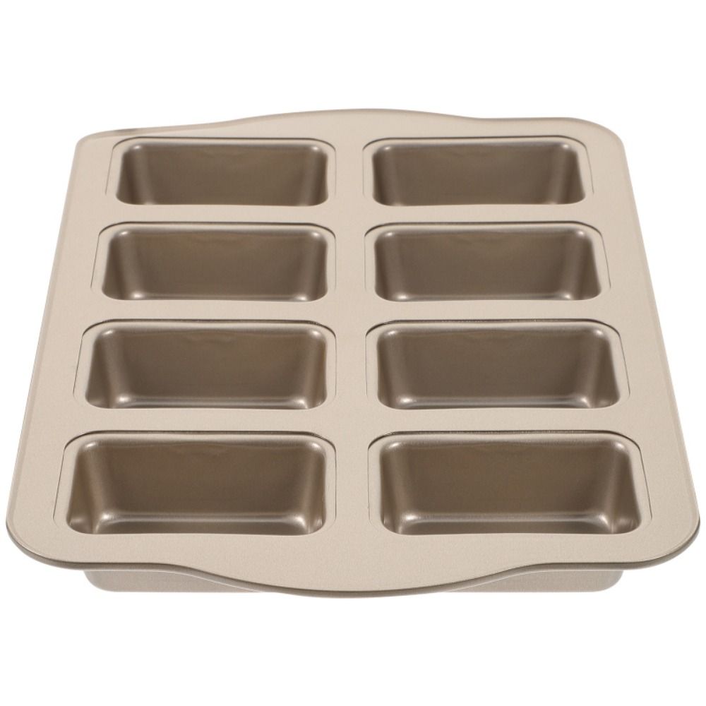 Large Capacity Mini Bread Baking Mold 8-Cavity Carbon Steel Cake Mold Muffin Dessert Tray Bakeware