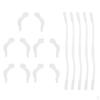 15-piece Comfortable Silicone Anti-slip Ear Hook Holder & Elastic Eyeglass Spectacle Strap For
