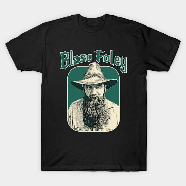 Asian Size Men Print T-shirt Blaze Foley // Retro Country Fan Design No-Cut Heat Transfer Print Cotton Tshirt
