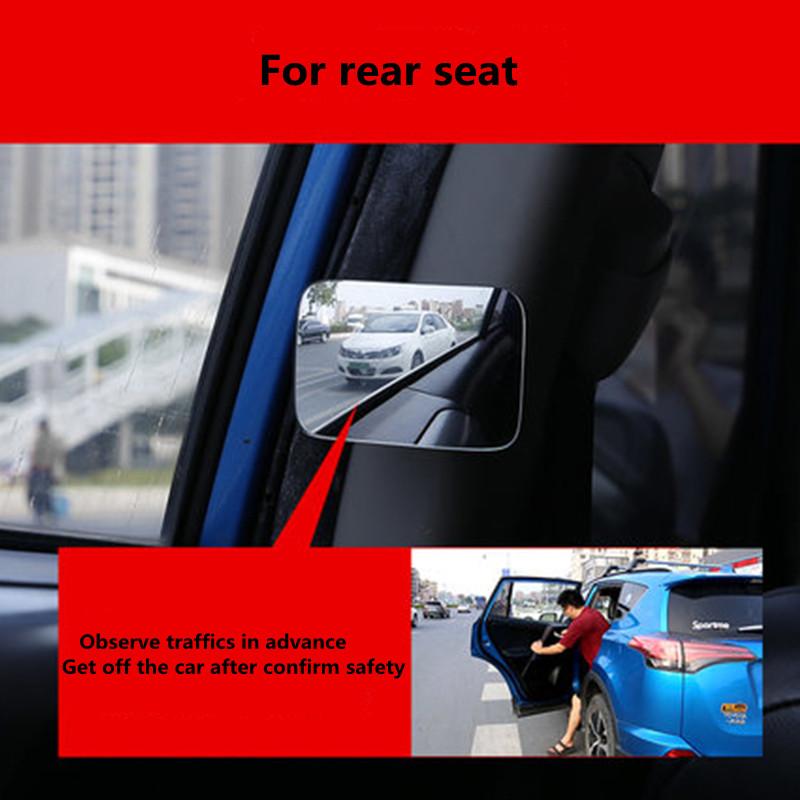 Blind Spot Mirror for Car HD Convex Mirrow Square 360 Adjustable Wide Angle Car Rear View Side Mirror Parking Auxiliary