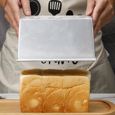 Форма для тостов Противень для хлеба с крышкой с антипригарным покрытием Контейнер для хлеба из алюминиевого сплава для здоровой выпечки Сэндвич-печь для тостов Формы для выпечки