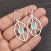 Glorious Aqua Chalcedony Gemstone Jewelry, 925 Solid Sterling Silver Earrings, Handmade Dazzling Silver Earrings For Gift