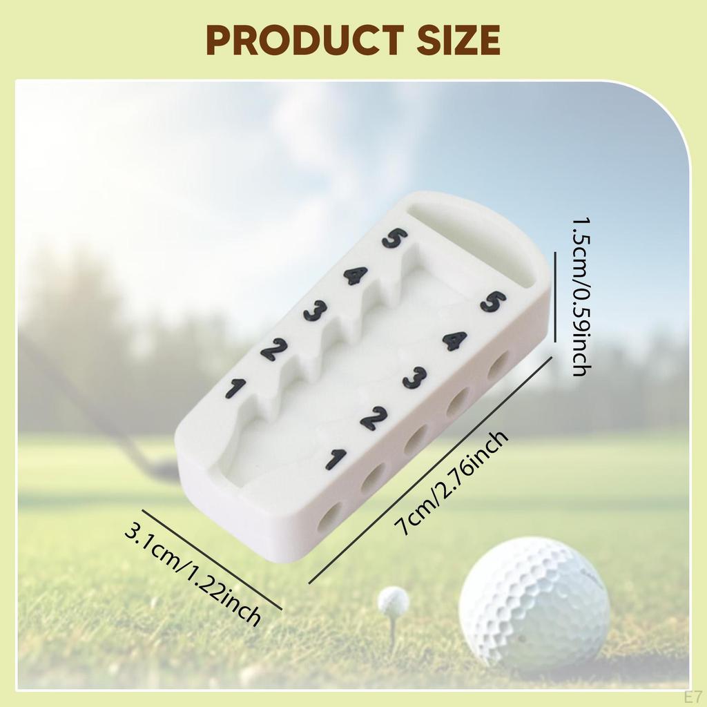 Golf Tee Height Adjustment Tool Measuring Device Training Aid Adjuster Improve Club Accuracy