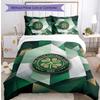 Celtic FC Printed 3PCS Bedding Set Breathable Duvet Cover with Pillowcases Decorative Bed Linen for Bedroom Home