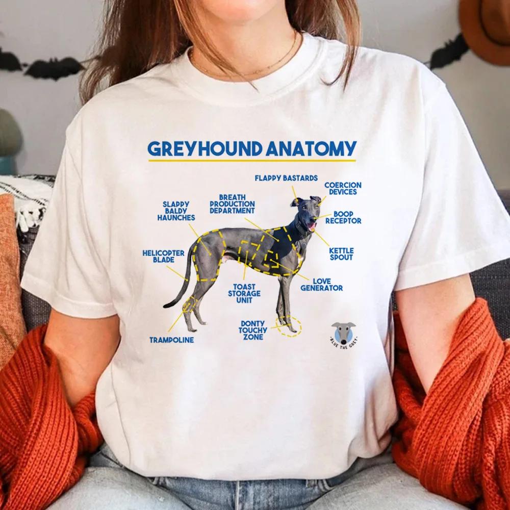 Greyhound Tee Women Anime Y2K Tee Girl 2000s Clothes
