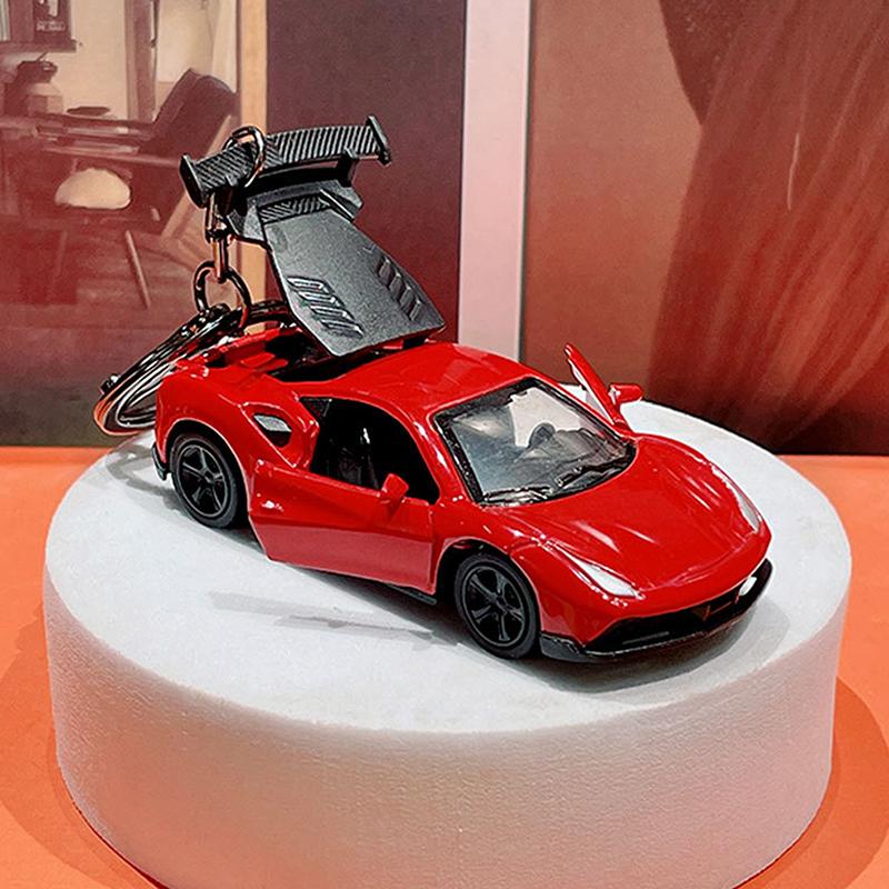 Автомобильный брелок креативный симулятор мини спортивный автомобиль брелок подвеска брелок креативные украшения мультфильм школьный рюкзак автомобильный кулон