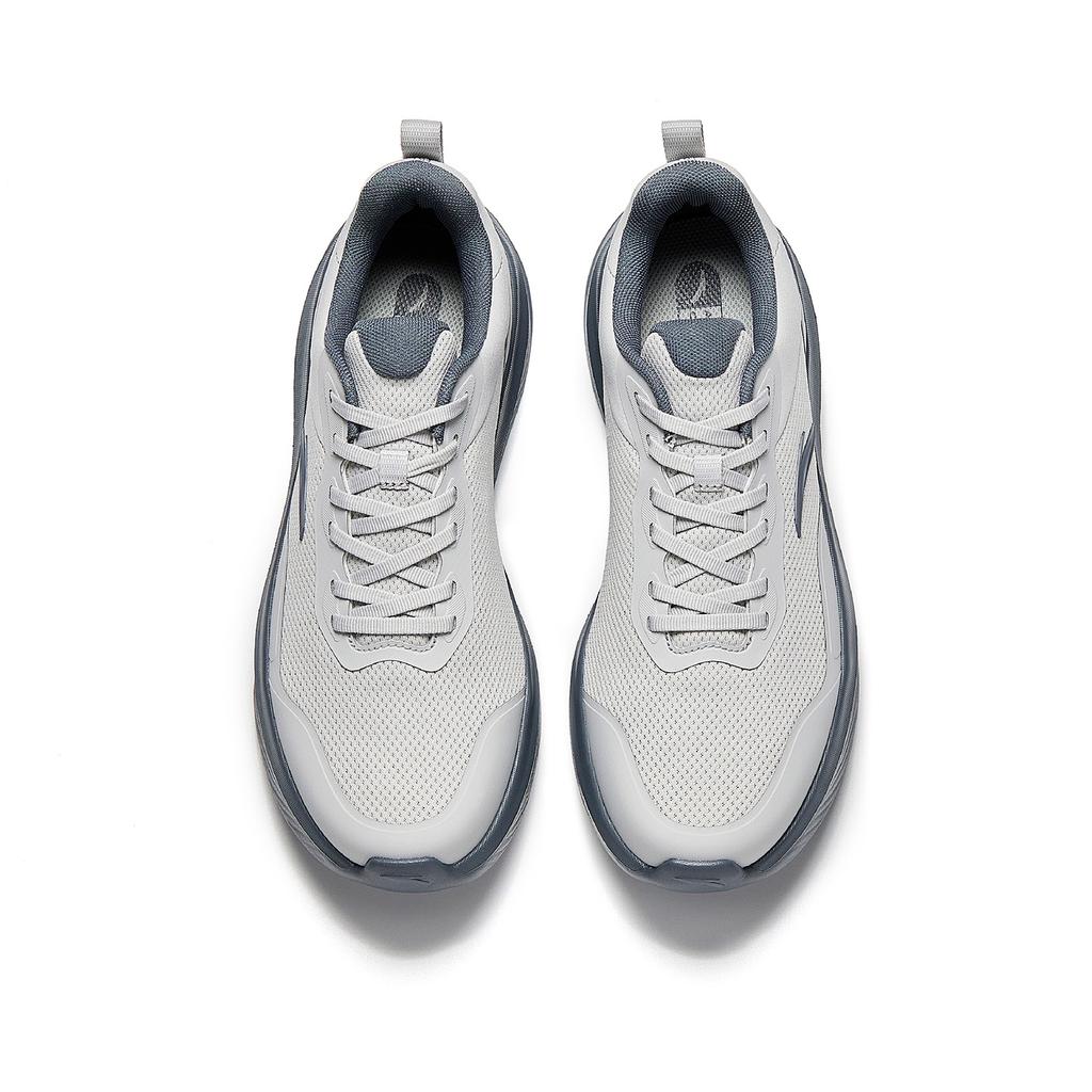 Anta Treading Commuting Versatile Shock Absorbing Wear Resistant Low Top Training Shoes Men Sneaker Chip-Gray 912537725-1