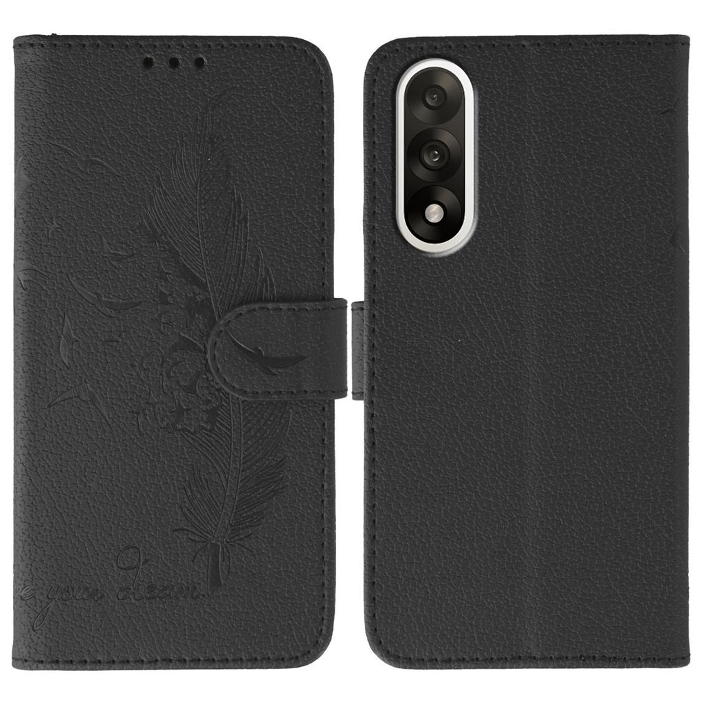 Для OnePlus Ace 5 Ultra 5G/Nord 5 5G Чехол с тиснением пера Кожаный кошелек Чехол для телефона