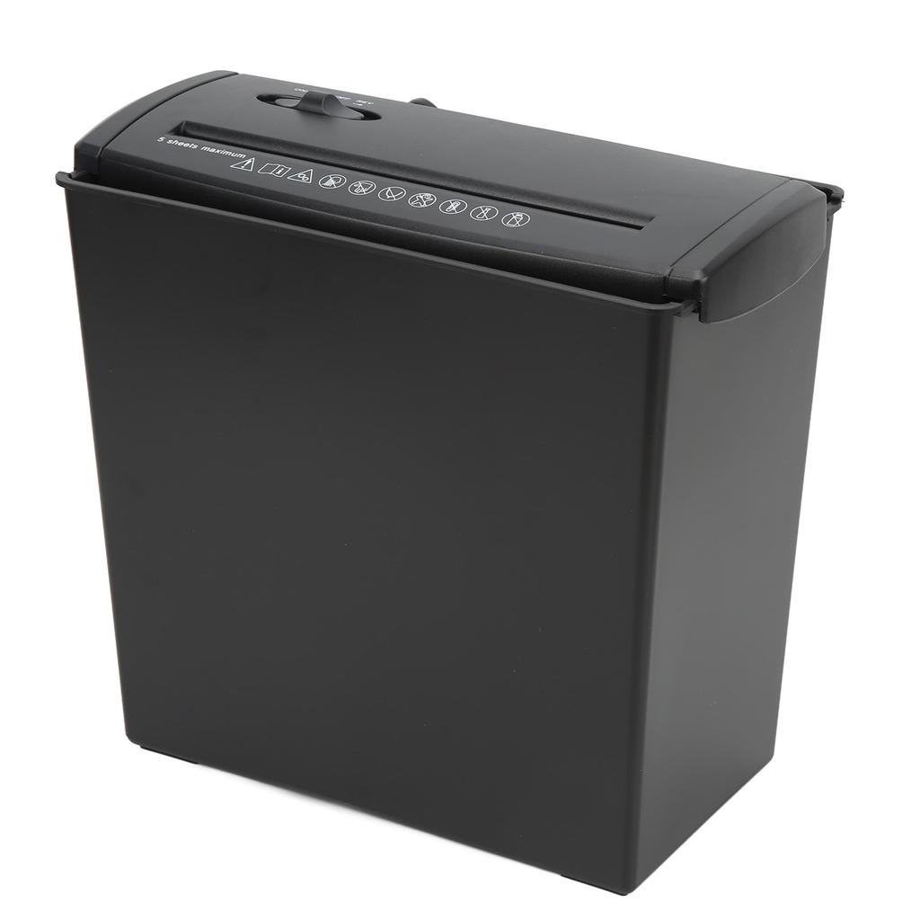 Electric Paper Shredder 10L Small Size 5 Sheets Strip Shredded Shredder for Home Office