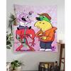 anime Smiling Friends DIY Wall Tapestry for Living Room Home Dorm Decor Wall Art Decor