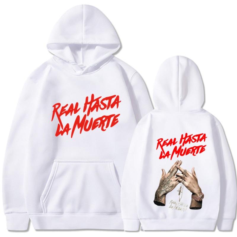 Толстовка с принтом Anuel AA, пальто Real Hasta La Muert