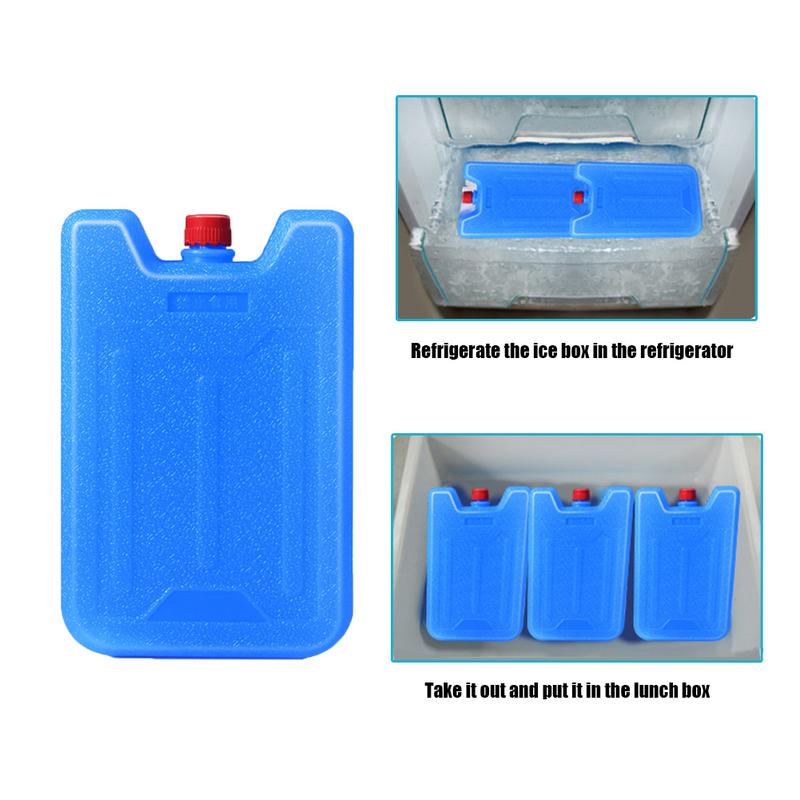 Ice Water Filled Box Ice Box For Lunch Bags And Cooler Bags Large Capacity 600ml Dry Ice Crystal Granules Cooling Box