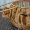 Плетеная корзина для пикника из искусственного ротанга
