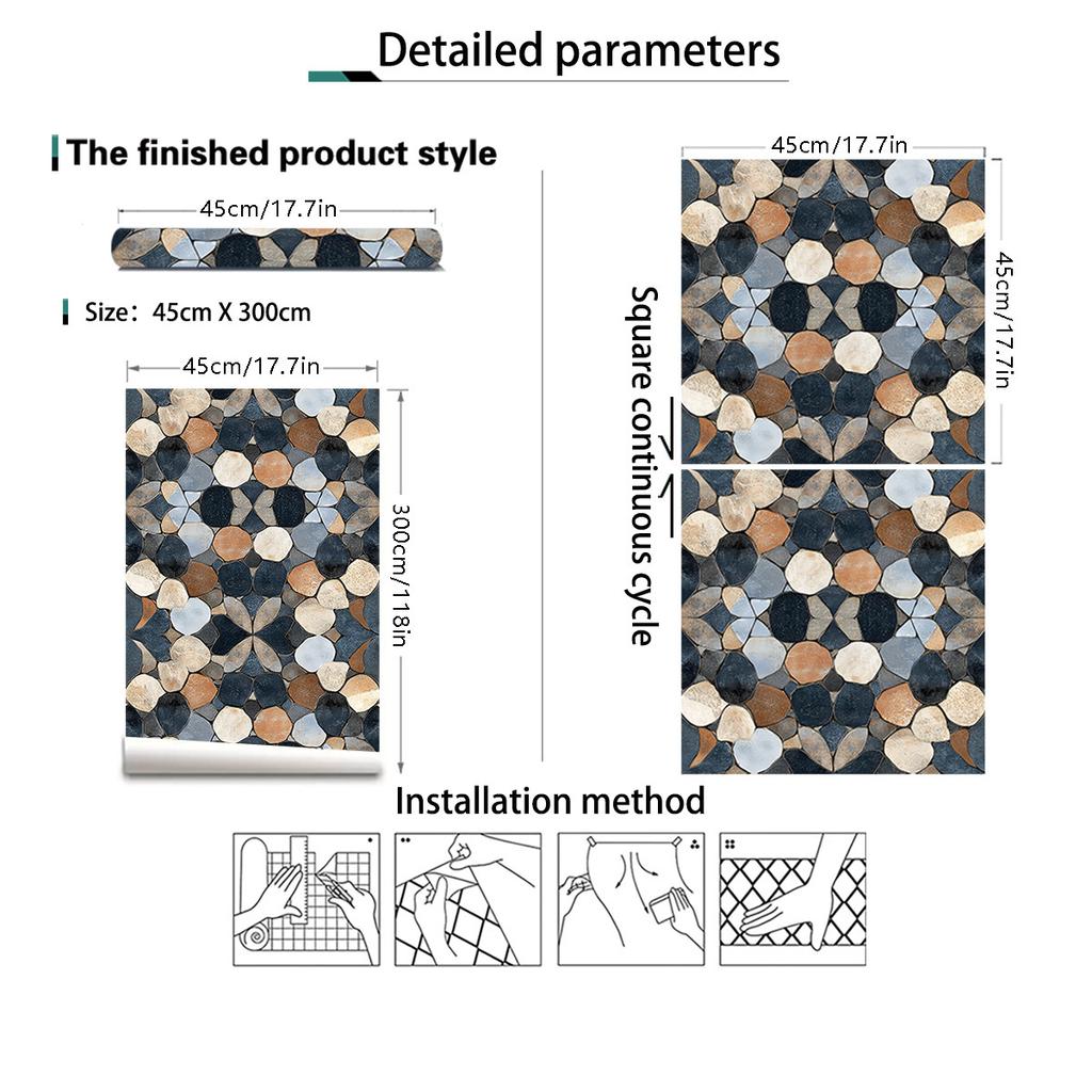 Кирпичная контактная бумага Самоклеящиеся обои Каменная настенная бумага Камин Кухня Фартук Покрытия
