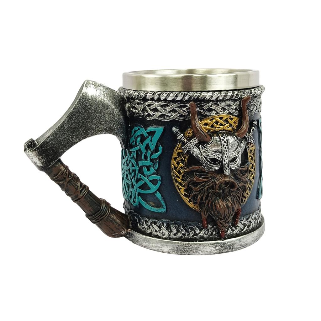 Viking Mug Battle Axe Beer Cup Medieval Viking Pirate Mugs Coffee Cup