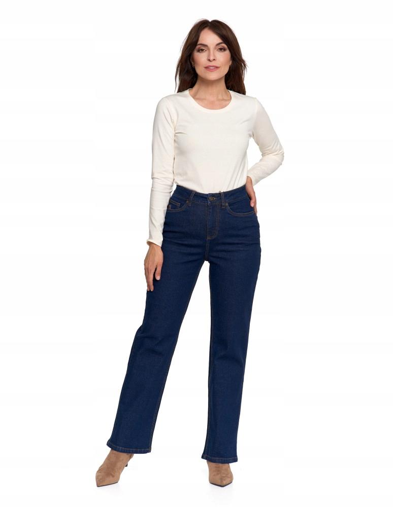 Women's Jeans Straight Leg Stylish Comfortable MORAJ XXL DARK BLUE