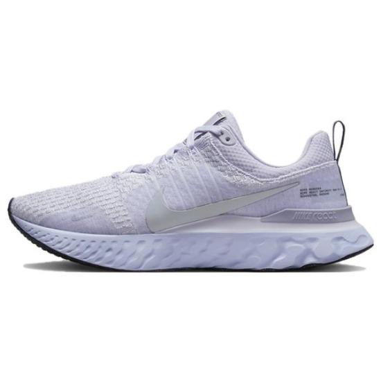 Nike React Infinity Run Flyknit 3 Низкие Бледно-пурпурные DZ3014-500