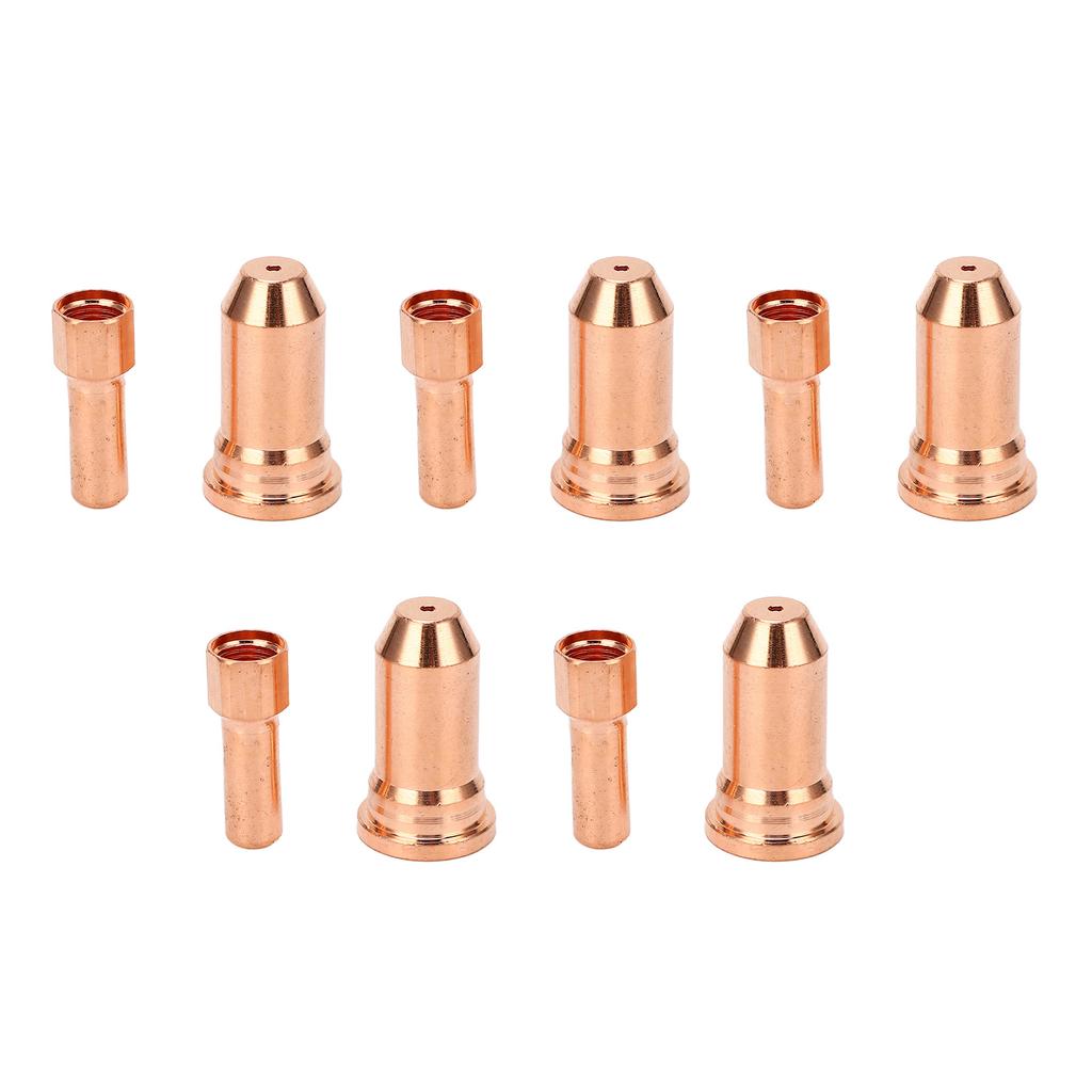 Набор сопел и электродов 10 шт. Медное сопло 1,5 мм Расходные материалы для плазменного резака серии PT100
