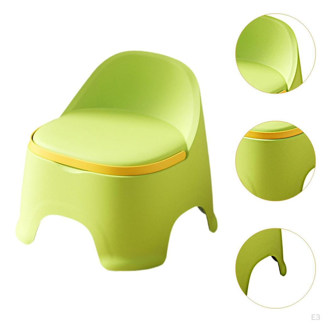 Подставка для ног для ребенка с поддержкой спины и ручкой для легкой смены обуви у кровати