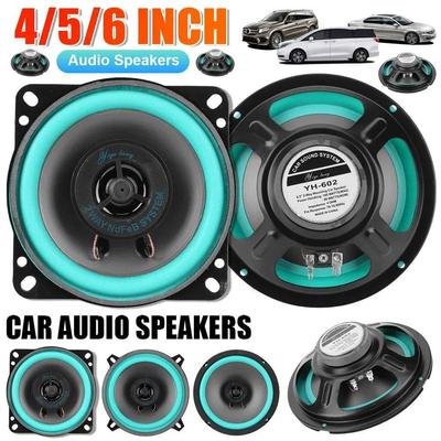 4/5/6-дюймовые автомобильные динамики 160 Вт универсальный HiFi коаксиальный сабвуфер автомобильный аудио музыкальный стерео 92 дБ полный диапазон частот автомобильный динамик