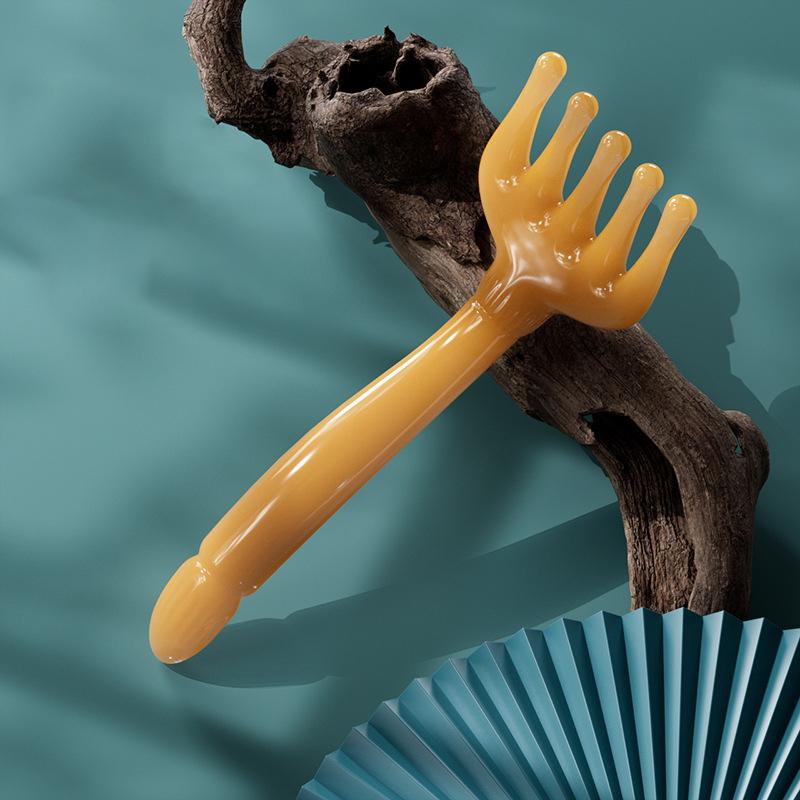 Массажер для головы с пальцами, расческа для массажа кожи головы для расслабления, стимуляции роста волос и снятия стресса