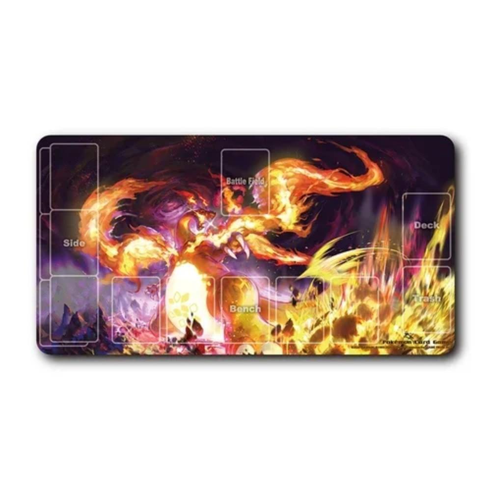 Pokemon Pikachu Calyrex Zacian Charizard Animation Characters Single Table Mat Battle Pad Classics Anime Collection Cards Toy