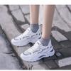Sneakers Women Vulcanize Shoes 2025New Female Black White Platform Sneakers Thick Sole Casual Ladies Shoes
