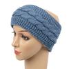 Winter Headband Women Fuzzy Fleece Lined Ear Warmer Cable Knit Thick Warm Crochet Headband Solid