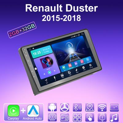 2 DIN Android Carplay автомобильное радио для Renault Duster 2015-2018 мультимедийный проигрыватель головное устройство стерео GPS навигация BT WIFI 2+32 ГБ