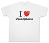 I Love Transylvania Short Sleeve Unisex T-shirt Romania Fun Vampire Silence Dracula Transylvanien