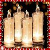 1/2/4pcs LED Flameless Candles LED Column Candles Including Battery Perfect for Christmas Family Gatherings Candlelight Dinners