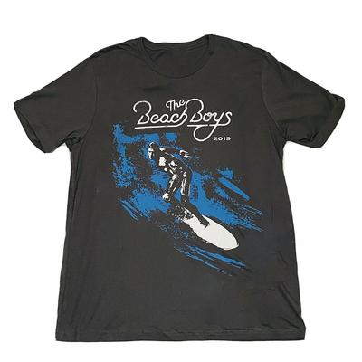 Мужская футболка с принтом концерта The Beach Boys Черный Хлопок Унисекс от S до 5XL XZ908 Унисекс Футболка