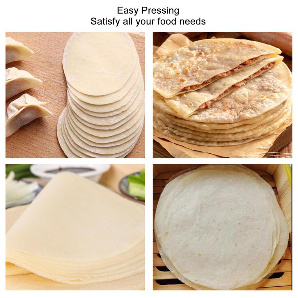 Чугунная машинка для тортильи - 10,4x7,7 дюйма Электрический пресс для роти и тортильи, пресс для мучных тортилий, многофункциональный пресс для тортильи для оберток для пельменей