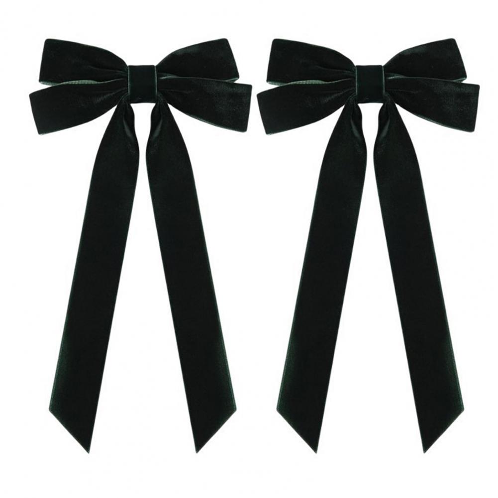 Party Accessories Christmas Ornament Elegant Velvet Christmas Bows for Tree Chairs Festive Holiday Decorations for Home Party
