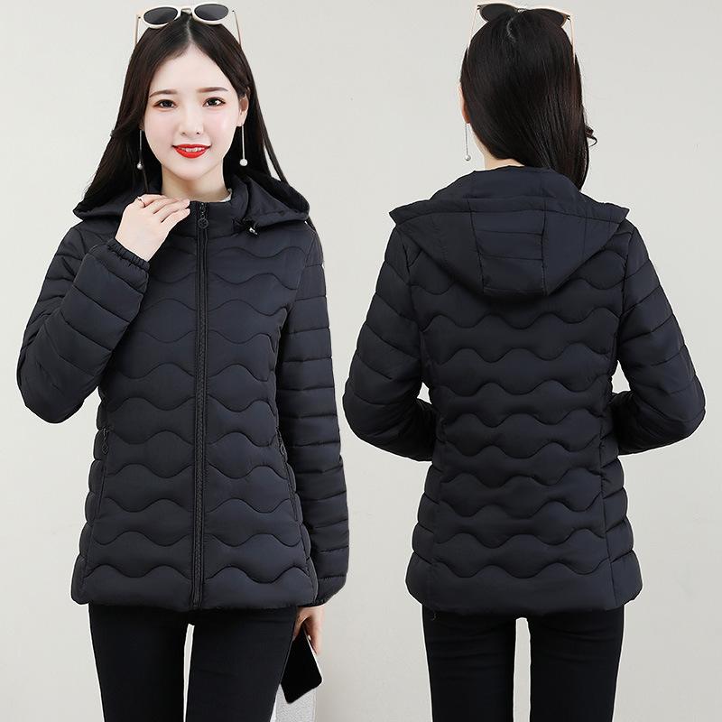 Легкая женская короткая хлопковая куртка, облегающая и теплая хлопковая куртка, вестернизированная осенне-зимняя хлопковая куртка, новое универсальное пальто