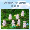 Rabbit Outing Series  Toy Figurine Set Trendy Gift for Girls Cute Birthday Christmas Present New Arrival 2025