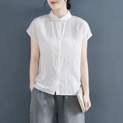 Женская летняя футболка с коротким рукавом большого размера, повседневная, с коротким рукавом, офисная, с коротким рукавом