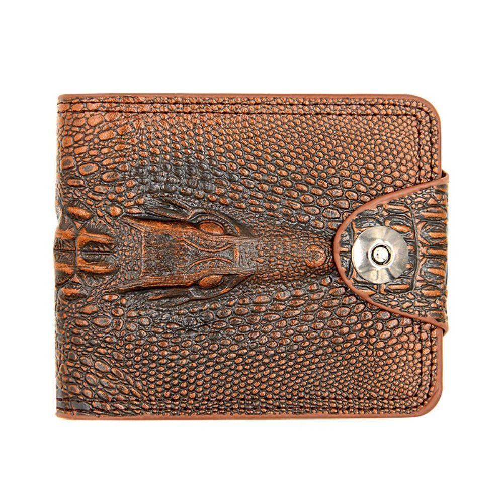 Crocodile Men's Wallet Alligato Leather Purse Fashion Business Wallet Card Bag