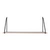 House Nordic Emma Shelf Black and Natural 444252