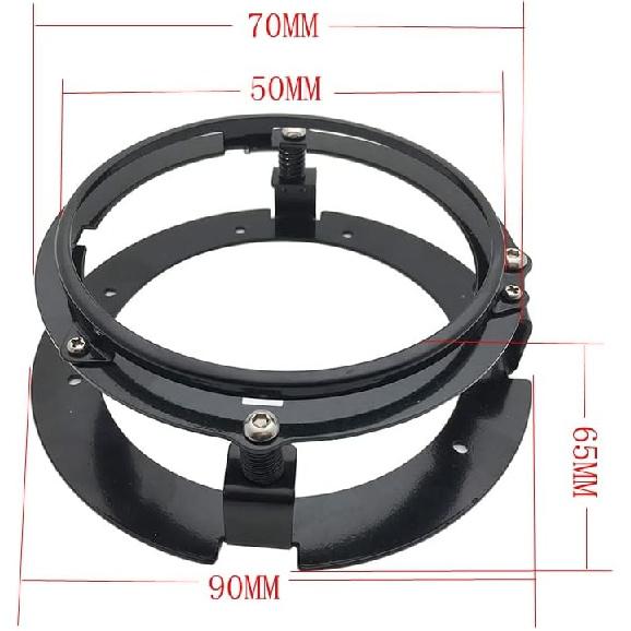 ZULOW мотоциклетная фара Мотоциклетная 5,75-дюймовая светодиодная фара Для VTX 1300 1800 5 3/4" Светодиодный хромированный комплект фары с кронштейном Для