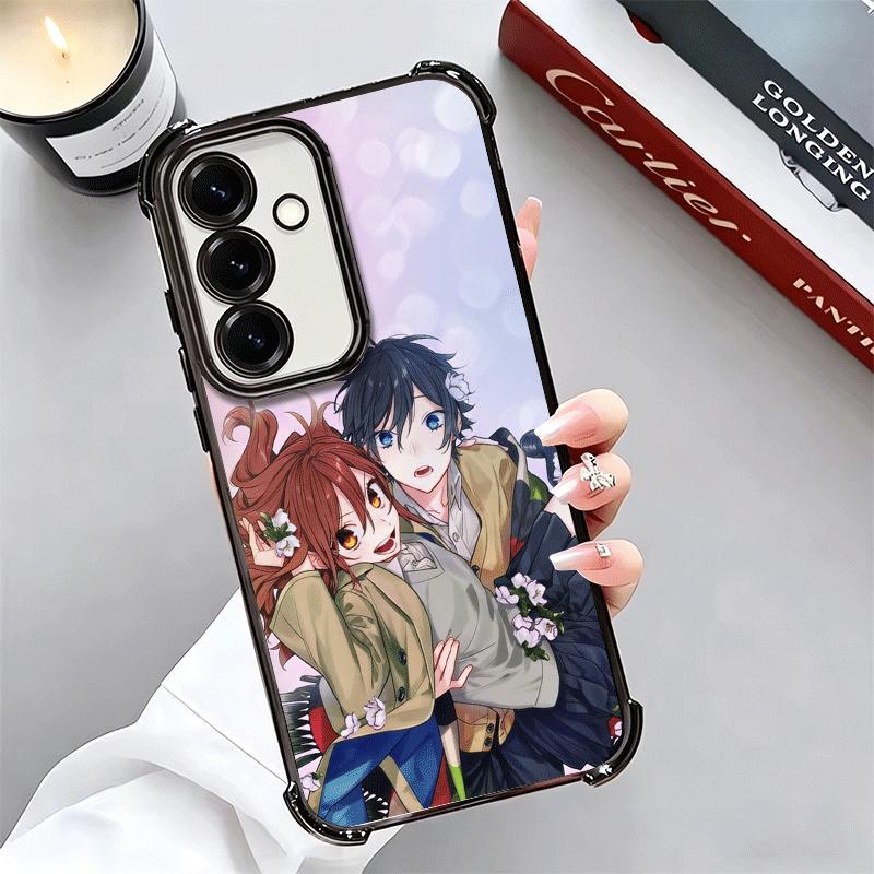 Мягкий чехол для телефона в стиле аниме Horimiya для Samsung A17 A27 A07 A37 A57 A16 A56 A15 A55 A14 A54 A13 A53 A26 A36 A25 A35 A24 A34 A23 A33